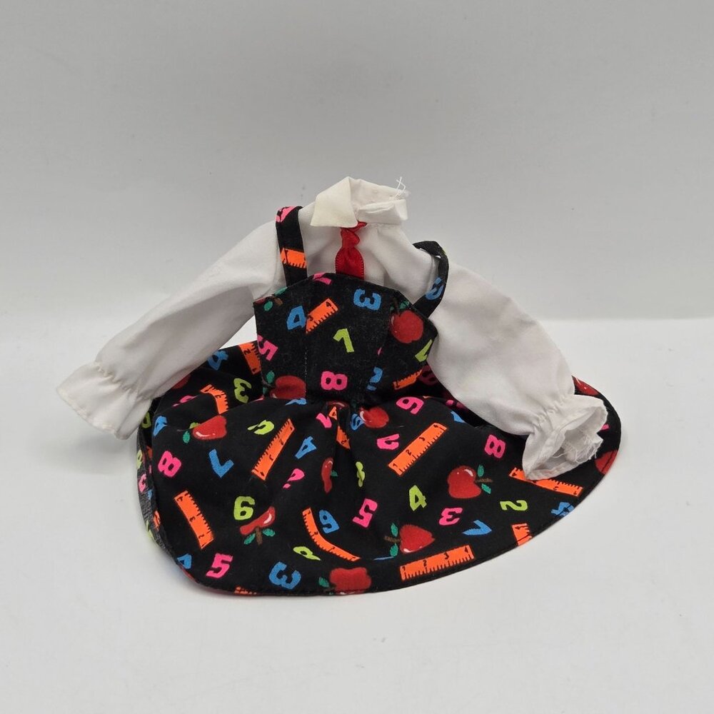 Vintage Mattel Barbie School Teacher Dress With Tie